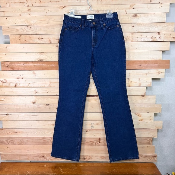 Universal Tread NWT Dark Wash Blue Vintage Bootcut Denim Jeans Size 2/26R - Picture 11 of 11